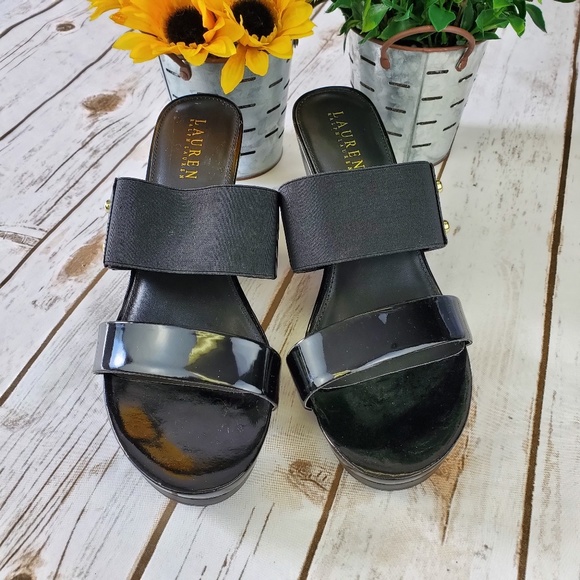 Lauren Ralph Lauren Shoes - Lauren Ralph Lauren Rhianna Wedge Sandals